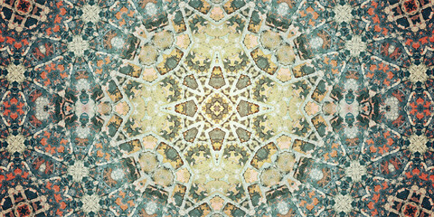 Seamless art pattern. Art flower. Texture artistic pattern