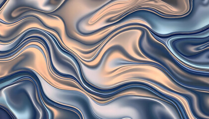 Midnight Tides Blending Sand and Ocean Dreams Digital Illustration