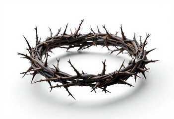 Crown of Thorns white background
