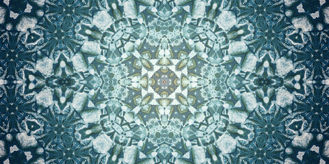 Seamless art pattern. Art flower. Texture artistic pattern