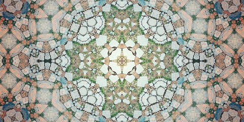 Seamless art pattern. Art flower. Texture artistic pattern