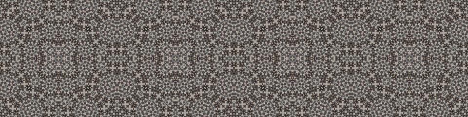 Seamless abstract ribbon pattern. Art ribbon. Symmetrical texture pattern