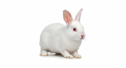 White Rabbit Image HighResolution Photo of Cute Bunny