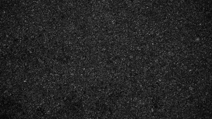 Fototapeta premium Surface grunge rough of asphalt, Seamless tarmac dark grey grainy road, Driveway texture background, Top view