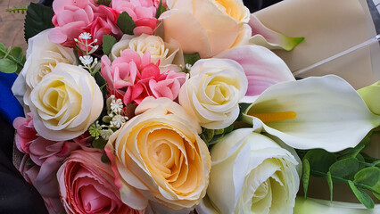 Roses in a flower shop
