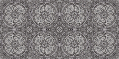 Seamless abstract pattern banner. Art texture. Symmetrical kaleidoscope