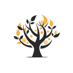 Obraz premium tree logo design vector