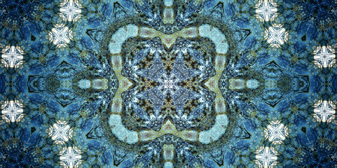 Seamless art pattern. Art flower. Texture artistic pattern