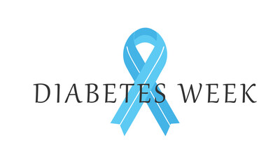 Diabetes Week. background, banner, card, poster, template. Vector illustration.