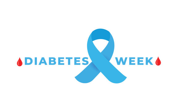 Diabetes Week. background, banner, card, poster, template. Vector illustration.