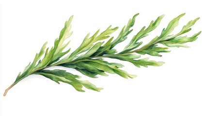 Obraz premium Delicate green branch