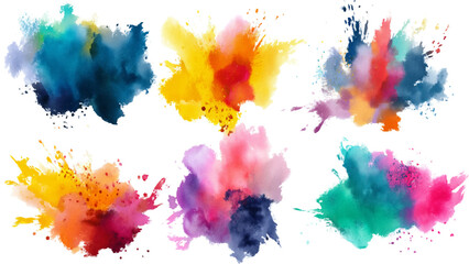 Paint brush stroke. Paintbrush illustration. Colorful brush stroke in vector, Abstract brush stock isolated on transparent