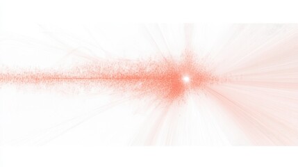 Abstract Light Burst with Red Texture and White Background for Artistic and Creative Design