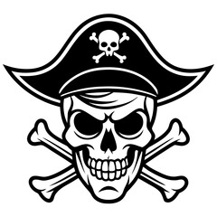 pirate skull and crossbones