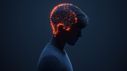 Neural connection visualization digital art conceptual space mind exploration abstract perspective creativity and innovation