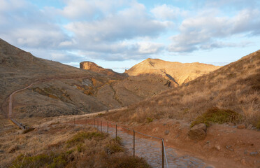 Madeira Island Landscape,Ponta de Sao Lourenco, hiking trail