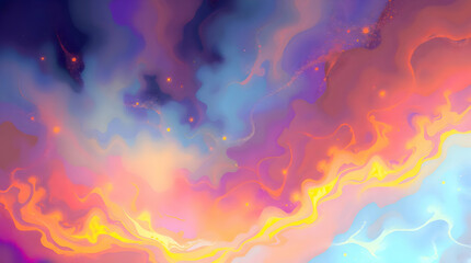 Electric Mystical Background – Serene Spiritual Vibe with Radiant Aura, Gradient Light for Yoga, Wellness & Digital Art