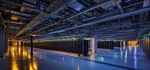 Inside a sprawling ultramodern data center