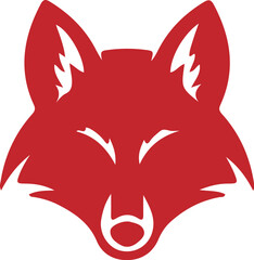 Wolf simple icon. Vector ICON all icon Viktor