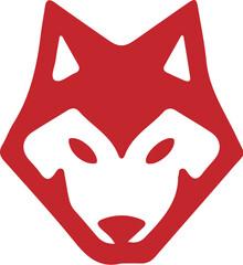 Wolf simple icon. Vector ICON all icon Viktor