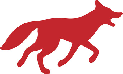 Wolf simple icon. Vector ICON all icon Viktor