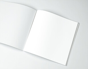 White Magazine Book Mockup