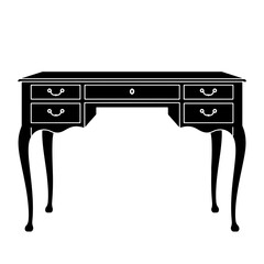 antique and vintage old wooden silhouette png