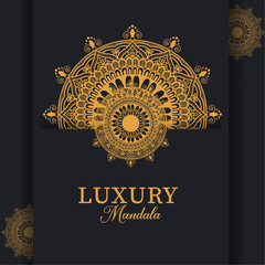 Mandala design round luxury design. Beautiful creative mandala design background. clean and simple mandala luxury design.