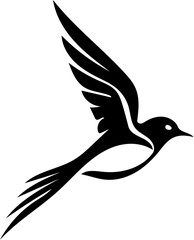 vector illustration of bird icon or logo