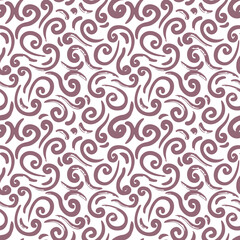 Seamless pattern with a simple abstract drawing. Vector illustration.