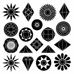 Fototapeta premium set of geometric shapes