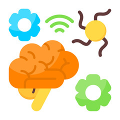 Brain Signal Icon