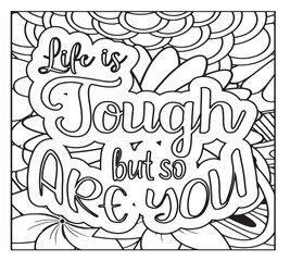 Motivational Quotes Coloring Pages For KDP