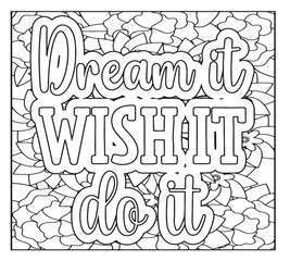 Motivational Quotes Coloring Pages For KDP
