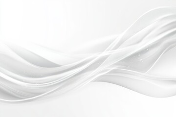 Obraz premium Abstract flowing white lines