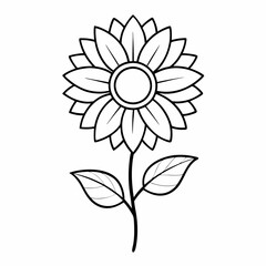 vector illustration of a flower