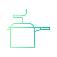pressure cooker gradient icon