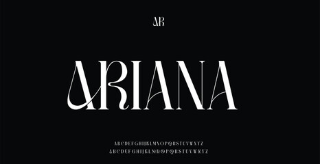 Ariana Classic font  Lettering Minimal Fashion Designs