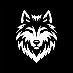 Wolf Head Logo Flame Spirit