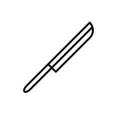 knife line icon