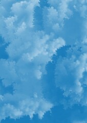 blue sky with clouds