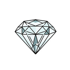 Diamond_illustration_isolated_on_white_background
