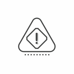 Caution sign vector collection. Illustration design for business. Stock vector.