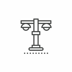 Street light vector collection. Illustration design for business. Stock vector.