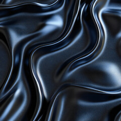 Fototapeta premium Elegant liquid flowing and waving leather texture background.