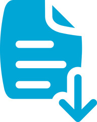 Obraz premium File Icon Glyph