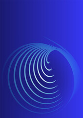abstract blue background with circles