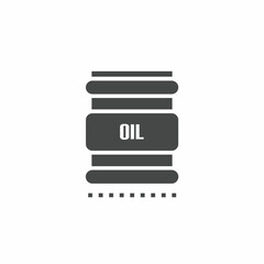 Vector. Oil barrel symbol. Icon symbol design template.