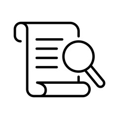 document investigation Legal and Law Icon
