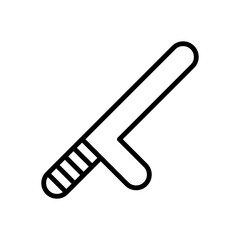 truncheon police Legal and Law Icon